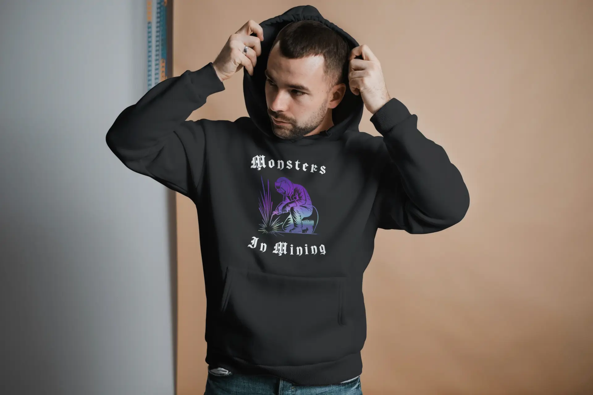 Welder Hoodie- Mining Hoodie by Monsters In Mining